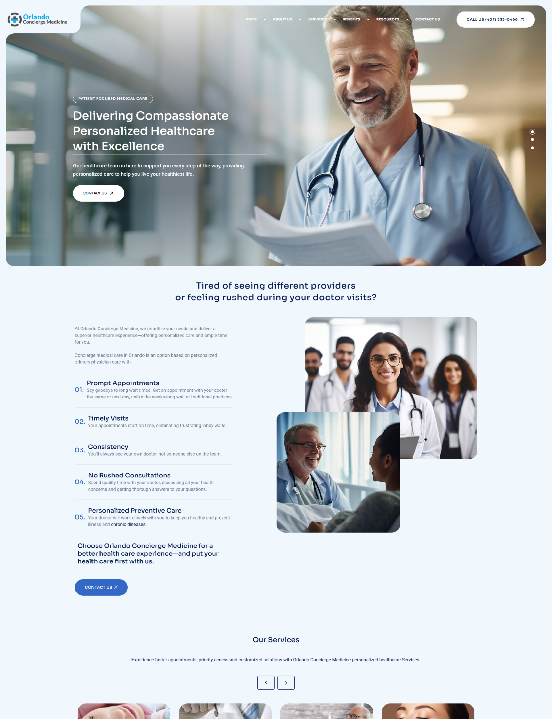 Orlando Concierge Medicine Website